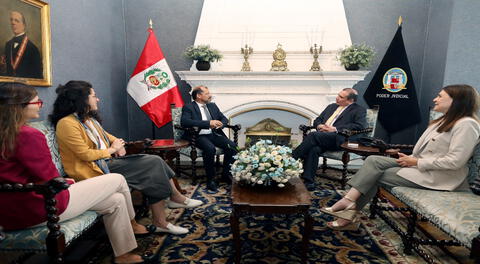 Presidente del Poder Judicial Javier Arévalo se reunió con el director de Oficina OIT para Países Andinos, Ítalo Cardona