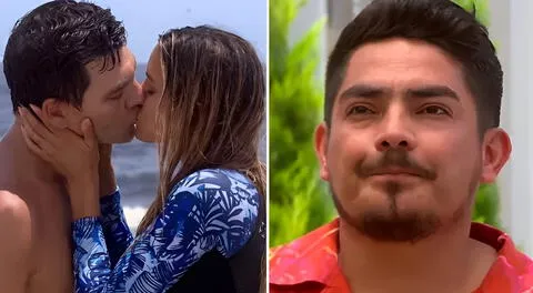 ¡No mires Joel! 'Macarena' oficializó su romance con 'Mike' al darse apasionado beso en la playa