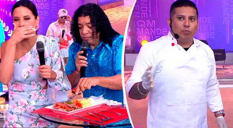 Luisito Caycho quiso demostrar EN VIVO que es un chef profesional, pero pasó lo impensado: "¡Ambulancia!"