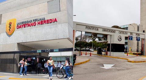 La Universidad Peruana Cayetano Heredia y la Pontificia Universidad Católica del Perú lideran el ranking.