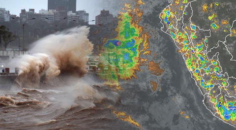 Ciclón Yaku se ha formado en costas peruanas y se incrementa durante las próximas horas.