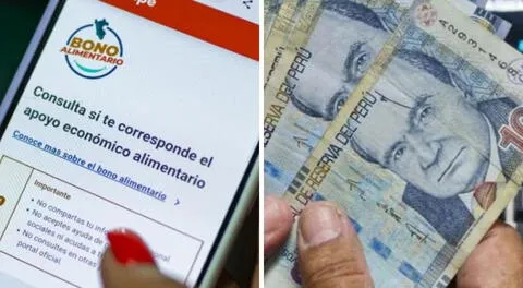 El Bono Alimentario consiste en un pago de 270 soles de manera única y excepcional.