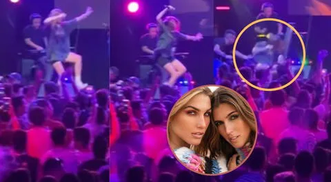 Alessia Rovegno y su hermana Arianna emocionadas tras concierto en Lima.