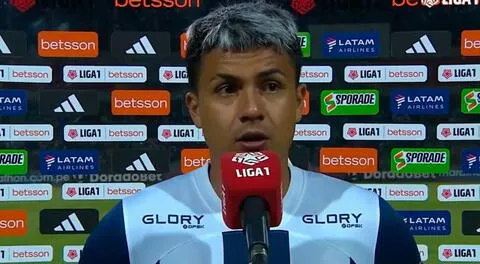 Jairo Concha habló tras la derrota de Alianza Lima.