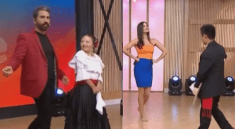 Maju Mantilla y Fernando Díaz se lucen bailando marinera junto a pareja de la Sociedad Peruana de Síndrome de Down