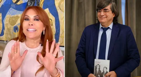 Jaime Bayly le envió a Magaly Medina su nuevo libro 'Los Genios' con especial dedicatoria: "Todo mi cariño"