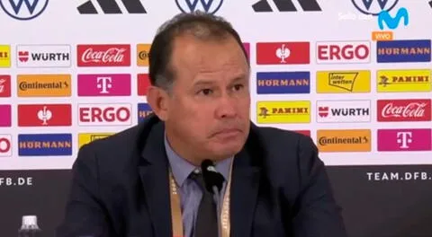 Juan Reynoso sostuvo una conferencia de prensa tras la derrota ante Alemania.