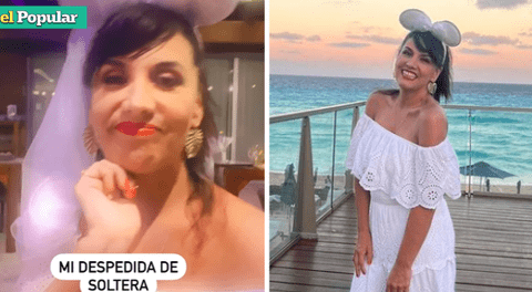 Patricia Portocarrero tiene su despedida de soltera en Cancún.
