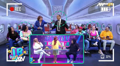 Carlos Vílchez, Carolain Cawen y Arturo Álvarez reaparecen en programa de JB en ATV con parodia del ampay entre Paolo Hurtado y Jossmery Toledo.