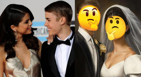 Foto de Justin Bieber y Selena Gómez casados con la Inteligencia Artificial es sensación en las redes sociales.