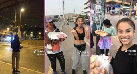 Una muchacha peruana sale todos los días a vender desayuno para salir adelante y es viral en TikTok.