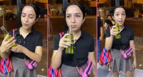 Una argentina probó por primera vez una Inca Kola en vidrio y su reacción se volvió viral en TikTok.