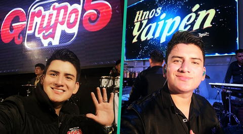Manuel Sanz, el cantante que perteneció a las filas de Grupo 5 y ahora trabaja con Hermanos Yaipén.