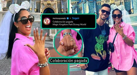 Melissa Paredes y la colaboración pagada tras anillo que le entregó Anthony Aranda.