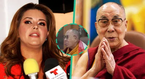 Alicia Machado pide condena para Dalai Lama tras repudiable pedido que le hizo a menor.