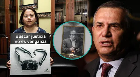 Sharmelí al conocer la sentencia de Daniel Urresti, le encendió velas a sus padres.