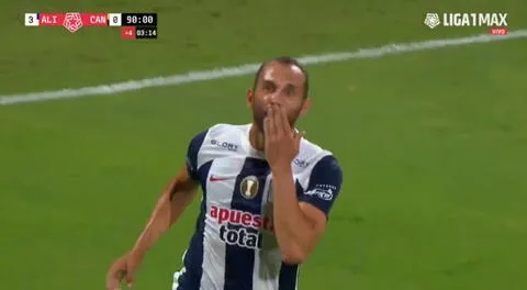Hernán Barcos anota en tiempo de descuento el tercer gol para catapultar a Cantolao