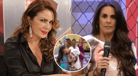 Almendra Gomelsky jaló EN VIVO el cabello de Rebeca Escribens para comprobar que no son extensiones