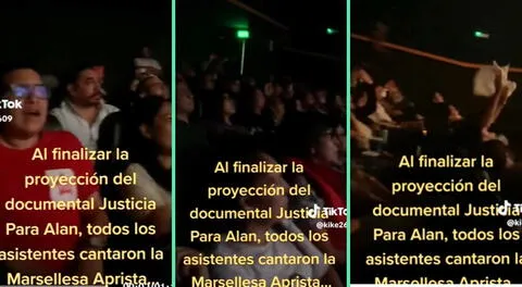 Los simpatizantes del fallecido político se hicieron presentes para ver el documental.