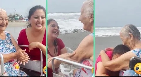 Madre e hija pasaron un inolvidable momento.