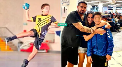 La familia Vargas Rodríguez contenta por el talento de su menor hijo.