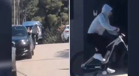 Lionel Messi se volvió tendencia por su video en bicicleta.