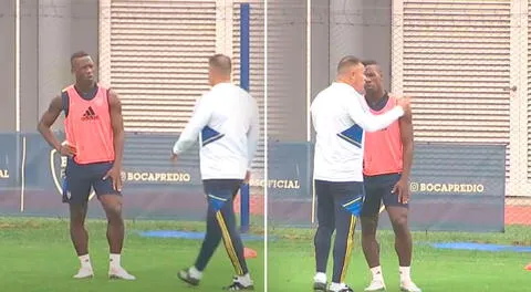 Luis Advíncula: DT de Boca Juniors  llamó la atención al peruano en medio del entrenamiento