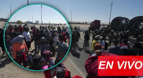 En vivo de la crisis migratoria en la frontera Perú - Chile.