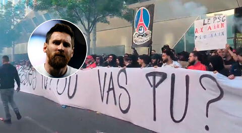 “Messi, lárgate”, ultras del PSG arremeten contra el argentino al enterarse que no renovará