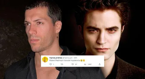 Así reaccionaron las redes luego que Patricio Parodi afirmara que lo confunden con Robert Pattinson