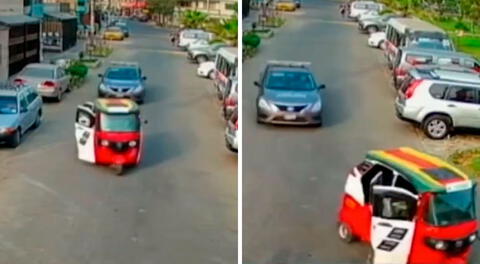SJL: PNP desató persecución de película a raqueteros en mototaxi que fueron sorprendidos robando al paso