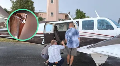 La avioneta fue revisada después que aterrizara el piloto.