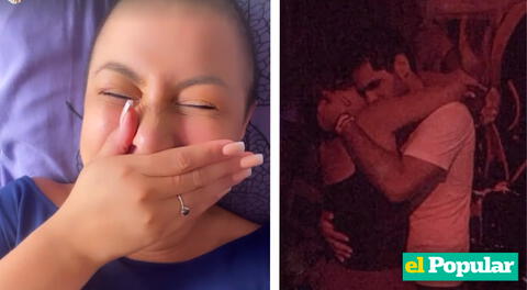Natalia Salas reveló fotografía de primer beso con Sergio Coloma