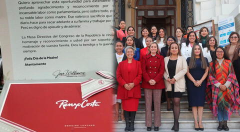 Madre congresistas tuvieron un festejo con dinero del pueblo.