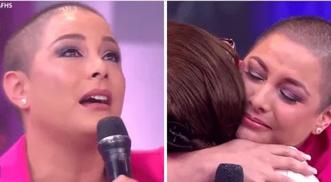 Natalia Salas y su mamá protagonizan emotivo momento.