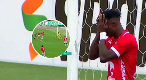 Kambou comete grosero error y Sporting Cristal consigue el 1-0 a los 39 segundos del partido