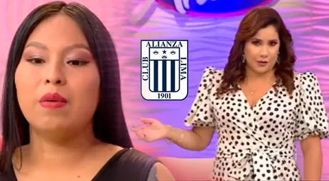 Andrea Llosa al saber que pareja se conoció en barra de Alianza Lima: “No era el mejor lugar”