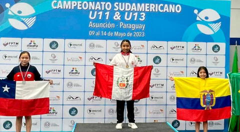La pequeña, pero grande en talento, Alicia Zamora puso a Perú en lo más alto.
