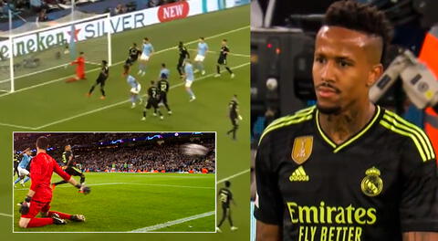 ¡Para qué te traje! Militao anota en propia puerta del Real Madrid, cae goleado 3-0 y eliminado de la Champions por el City