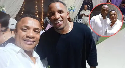 Jefferson Farfán celebra en cumpleaños de Waldir Sáenz.