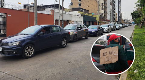 Escasez de GLP en Lima: Reportan Inmensas colas de vehículos en varios grifos de la capital