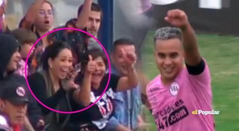 Jesús Barco anota gol con Sport Boys y Melissa Klug tiene curiosa reacción en la tribuna