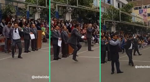 El profesor derrochó talento y fue viral en TikTok.