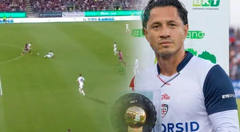 Gianluca Lapadula marcó un doblete en la victoria parcial de Cagliari.