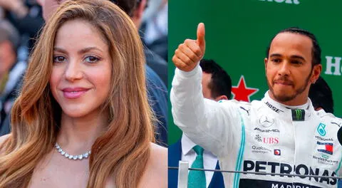El sorprendente y nuevo llamativo gesto de Lewis Hamilton con Shakira