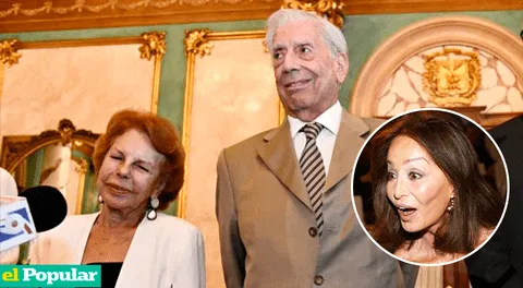 Mario Vargas Llosa y su exesposa Patricia Llosa se dejan ver juntos.