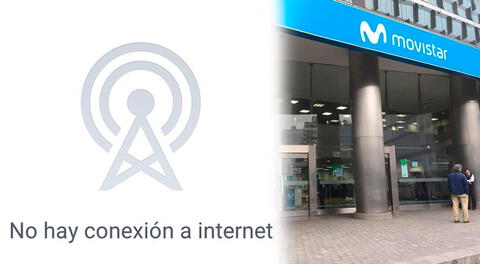 Usuarios esperan respuesta de la empresa Movistar para conocer los motivos de la caída de internet.