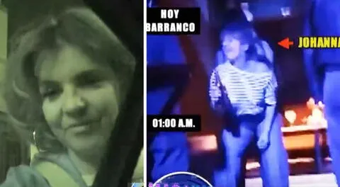 Johanna San Miguel se mete juergaza en discoteca de Barranco.