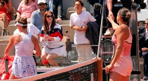 Elina Svitolina rechazó el saludo de Aryna Sabalenka en Roland Garros