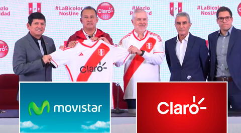 FPF: selección peruana deja a Movistar como auspiciador y Claro es el nuevo patrocinador